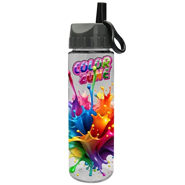 Freedom Bottle - 28 oz.Transparent Tritan™ Bottle with Ring Straw Lid... from ASI 40480 Koozie Group