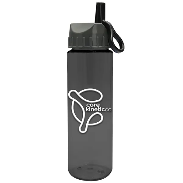 Freedom Bottle - 28 oz.Transparent Tritan™ Bottle with Ring Straw Lid... from ASI 40480 Koozie Group