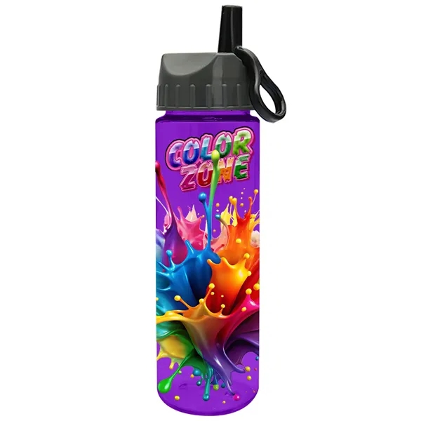 Freedom Bottle - 28 oz.Transparent Tritan™ Bottle with Ring Straw Lid... from ASI 40480 Koozie Group