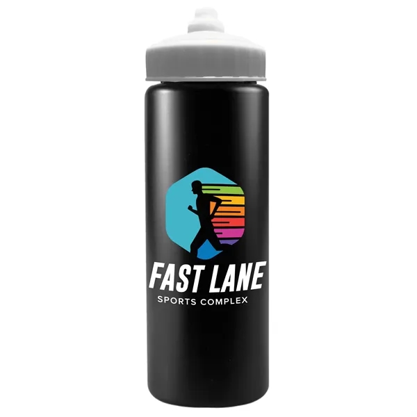 The Sports Quart - 32 oz. Sports Bottle. Hands-free valve lid... from ASI 40480 Koozie Group
