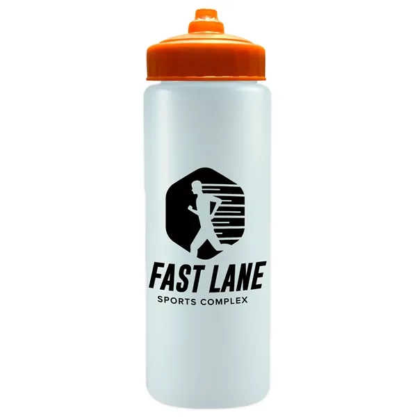 The Sports Quart - 32 oz. Sports Bottle. Hands-free valve lid... from ASI 40480 Koozie Group