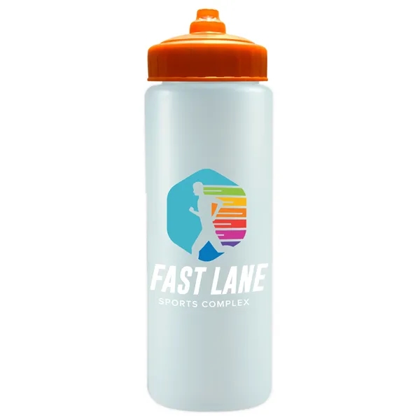 The Sports Quart - 32 oz. Sports Bottle. Hands-free valve lid... from ASI 40480 Koozie Group