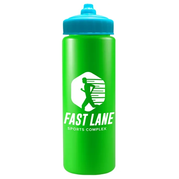 The Sports Quart - 32 oz. Sports Bottle. Hands-free valve lid... from ASI 40480 Koozie Group