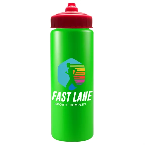 The Sports Quart - 32 oz. Sports Bottle. Hands-free valve lid... from ASI 40480 Koozie Group