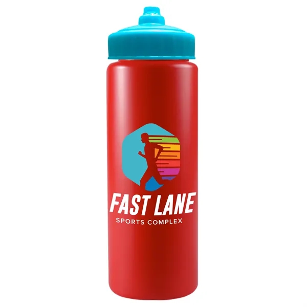 The Sports Quart - 32 oz. Sports Bottle. Hands-free valve lid... from ASI 40480 Koozie Group