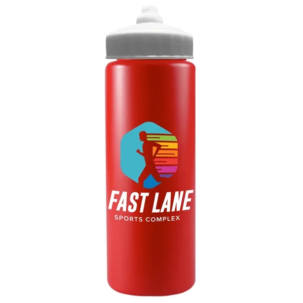 The Sports Quart - 32 oz. Sports Bottle. Hands-free valve lid... from ASI 40480 Koozie Group