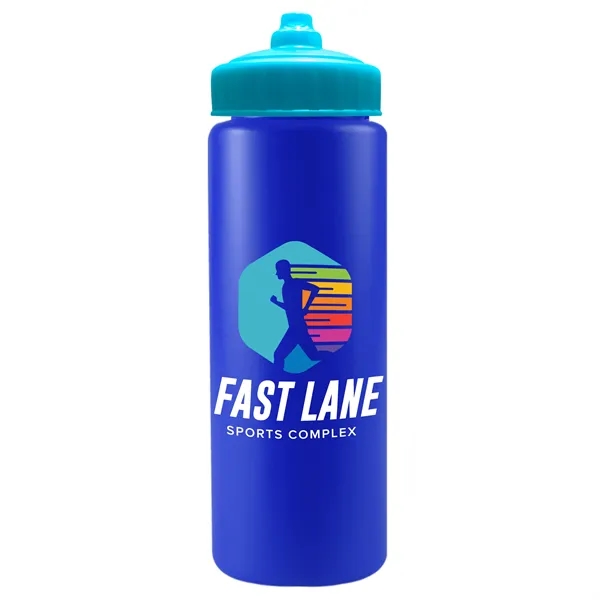 The Sports Quart - 32 oz. Sports Bottle. Hands-free valve lid... from ASI 40480 Koozie Group