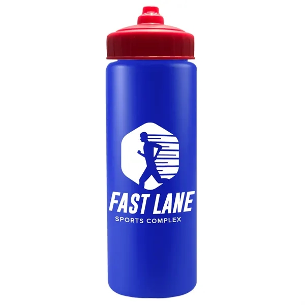 The Sports Quart - 32 oz. Sports Bottle. Hands-free valve lid... from ASI 40480 Koozie Group