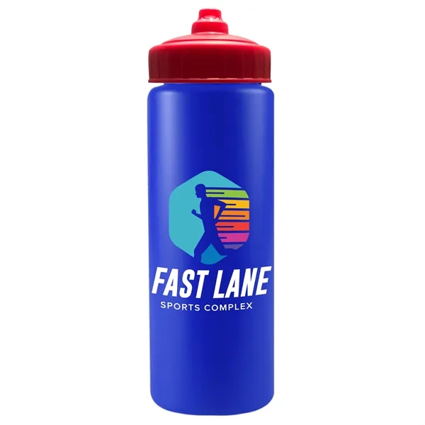 The Sports Quart - 32 oz. Sports Bottle. Hands-free valve lid... from ASI 40480 Koozie Group