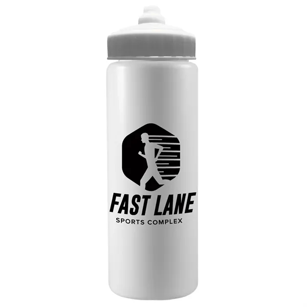 The Sports Quart - 32 oz. Sports Bottle. Hands-free valve lid... from ASI 40480 Koozie Group