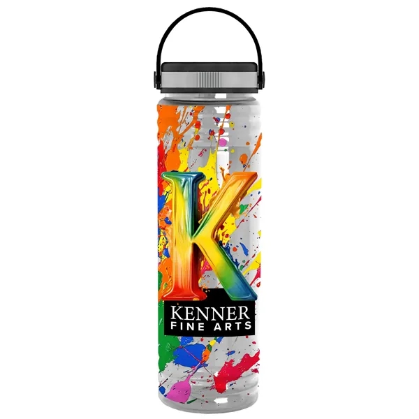 Slim Cylinder Design 24 oz Transparent Sport Bottles with EZ-Grip Lid.... from ASI 40480 Koozie Group