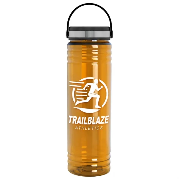 Slim Cylinder Design 24 oz Transparent Sport Bottles with EZ-Grip Lid.... from ASI 40480 Koozie Group