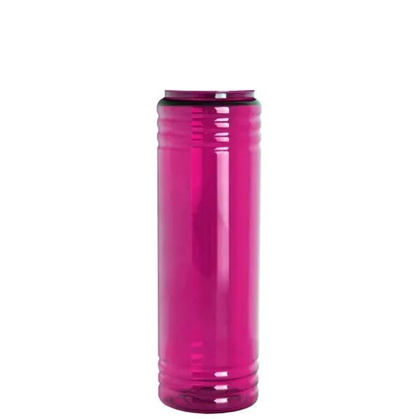 Slim Cylinder Design 24 oz Transparent Sport Bottles with EZ-Grip Lid.... from ASI 40480 Koozie Group