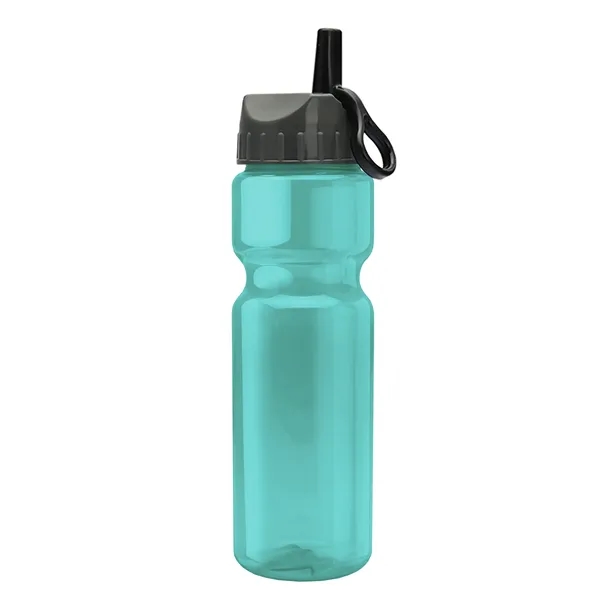 Transparent sports bottle, 28 oz., heavy wall design for multiple use.... from ASI 40480 Koozie Group