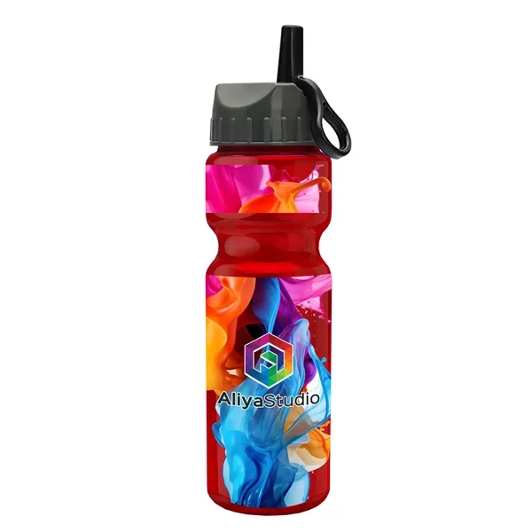Transparent sports bottle, 28 oz., heavy wall design for multiple use.... from ASI 40480 Koozie Group