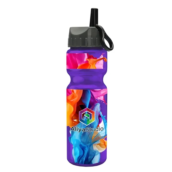 Transparent sports bottle, 28 oz., heavy wall design for multiple use.... from ASI 40480 Koozie Group