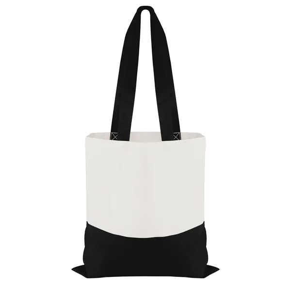Cotton Colored Accent Flat Tote... from ASI 40480 Koozie Group