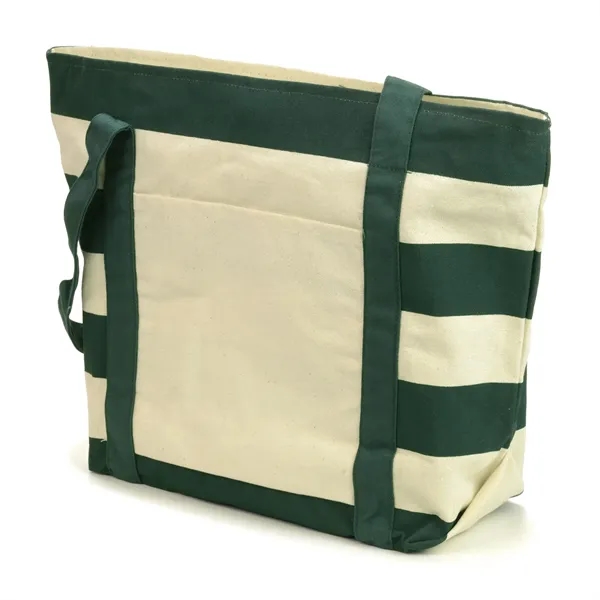 Striped Accent Boat Tote... from ASI 40480 Koozie Group