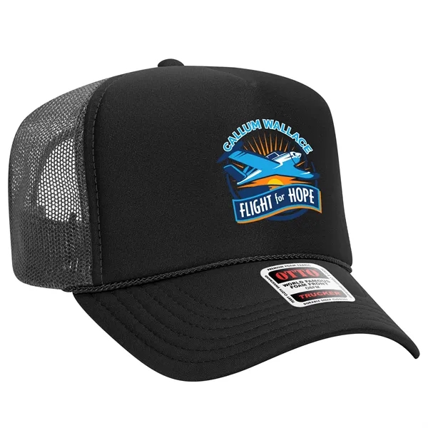 OTTO 5 PANEL HIGH CROWN MESH BACK TRUCKER HAT... from ASI 30208 A P Specialties / AP Specialties