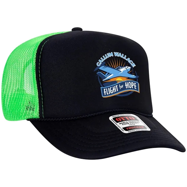 OTTO 5 PANEL HIGH CROWN MESH BACK TRUCKER HAT... from ASI 30208 A P Specialties / AP Specialties