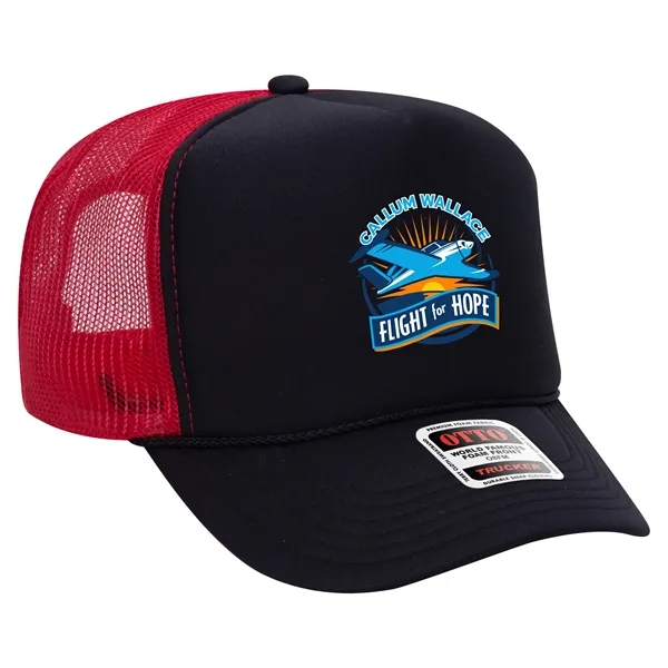 OTTO 5 PANEL HIGH CROWN MESH BACK TRUCKER HAT... from ASI 30208 A P Specialties / AP Specialties