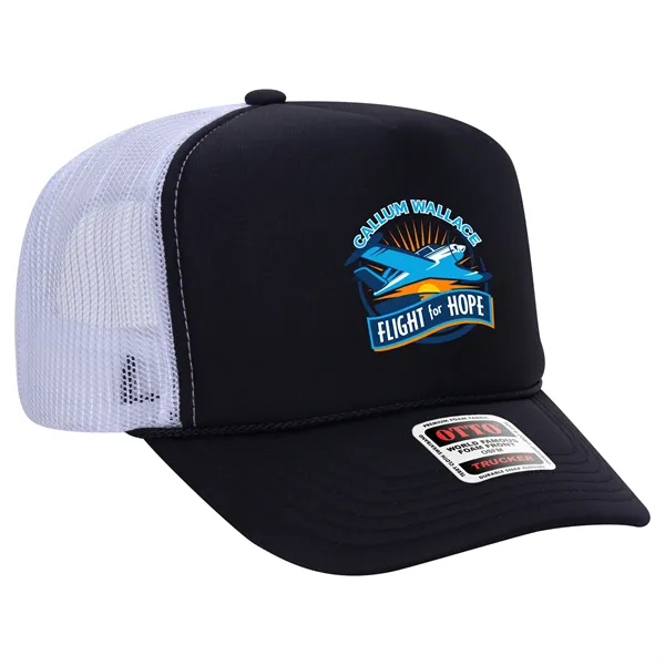OTTO 5 PANEL HIGH CROWN MESH BACK TRUCKER HAT... from ASI 30208 A P Specialties / AP Specialties