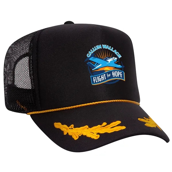 OTTO 5 PANEL HIGH CROWN MESH BACK TRUCKER HAT... from ASI 30208 A P Specialties / AP Specialties