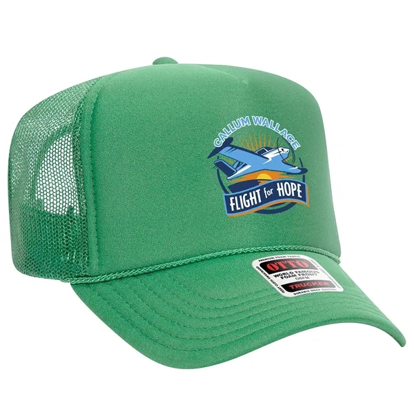 OTTO 5 PANEL HIGH CROWN MESH BACK TRUCKER HAT... from ASI 30208 A P Specialties / AP Specialties