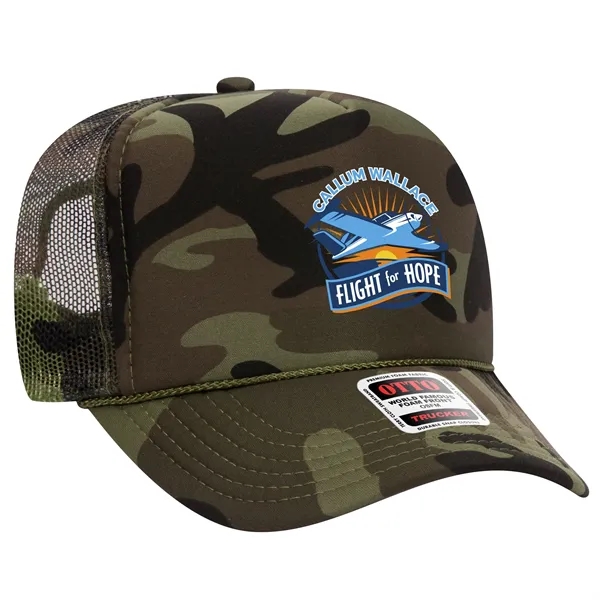 OTTO 5 PANEL HIGH CROWN MESH BACK TRUCKER HAT... from ASI 30208 A P Specialties / AP Specialties