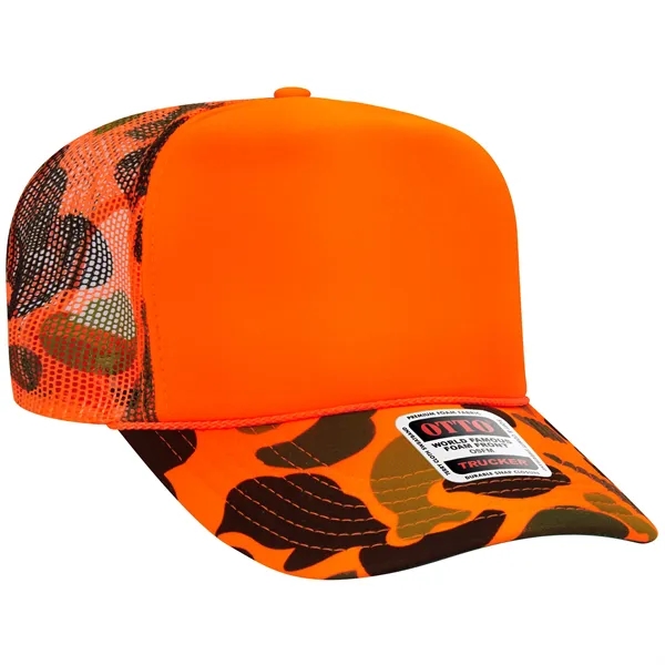 OTTO 5 PANEL HIGH CROWN MESH BACK TRUCKER HAT... from ASI 30208 A P Specialties / AP Specialties