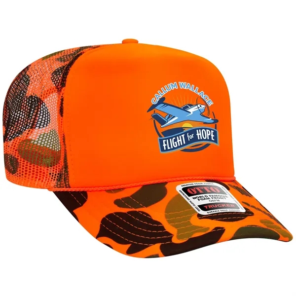 OTTO 5 PANEL HIGH CROWN MESH BACK TRUCKER HAT... from ASI 30208 A P Specialties / AP Specialties