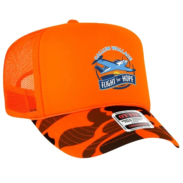 OTTO 5 PANEL HIGH CROWN MESH BACK TRUCKER HAT... from ASI 30208 A P Specialties / AP Specialties