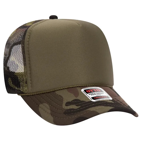 OTTO 5 PANEL HIGH CROWN MESH BACK TRUCKER HAT... from ASI 30208 A P Specialties / AP Specialties