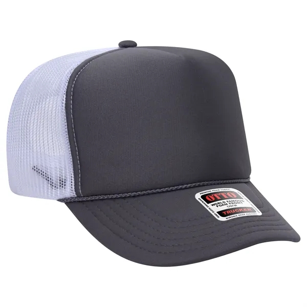 OTTO 5 PANEL HIGH CROWN MESH BACK TRUCKER HAT... from ASI 30208 A P Specialties / AP Specialties