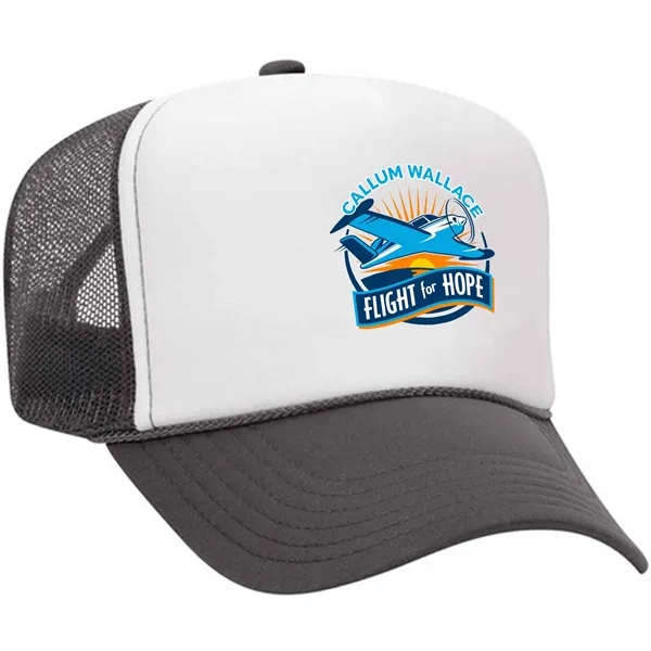 OTTO 5 PANEL HIGH CROWN MESH BACK TRUCKER HAT... from ASI 30208 A P Specialties / AP Specialties