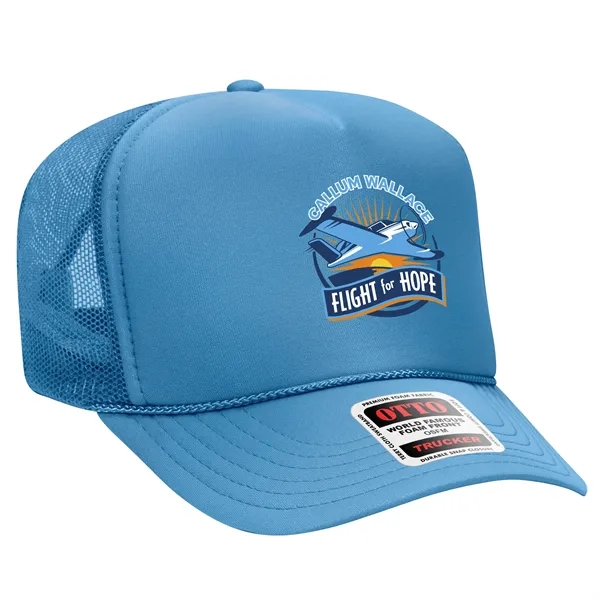 OTTO 5 PANEL HIGH CROWN MESH BACK TRUCKER HAT... from ASI 30208 A P Specialties / AP Specialties