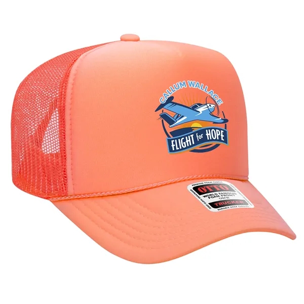 OTTO 5 PANEL HIGH CROWN MESH BACK TRUCKER HAT... from ASI 30208 A P Specialties / AP Specialties