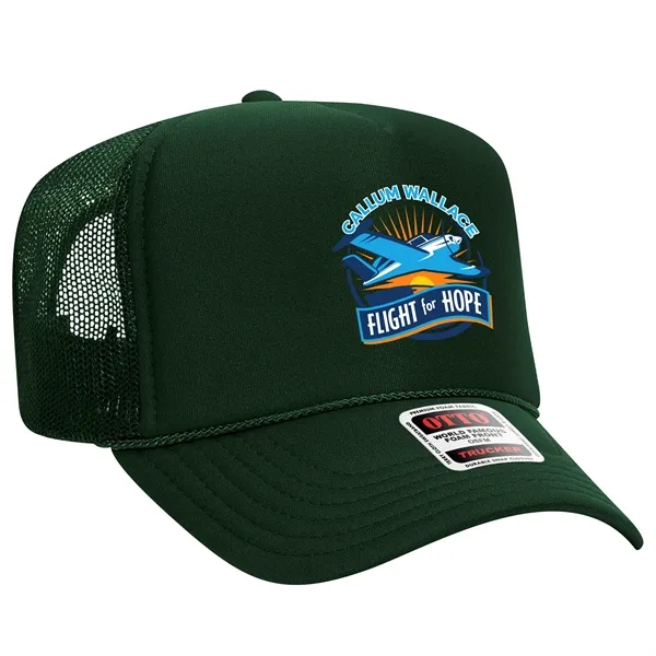 OTTO 5 PANEL HIGH CROWN MESH BACK TRUCKER HAT... from ASI 30208 A P Specialties / AP Specialties