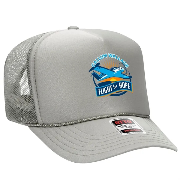 OTTO 5 PANEL HIGH CROWN MESH BACK TRUCKER HAT... from ASI 30208 A P Specialties / AP Specialties