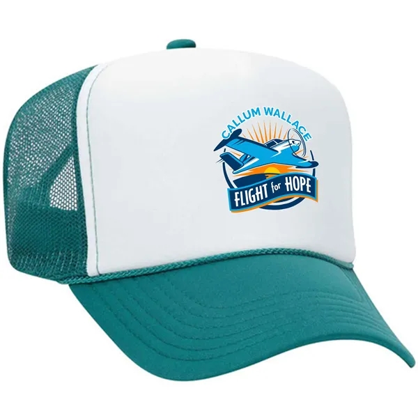 OTTO 5 PANEL HIGH CROWN MESH BACK TRUCKER HAT... from ASI 30208 A P Specialties / AP Specialties