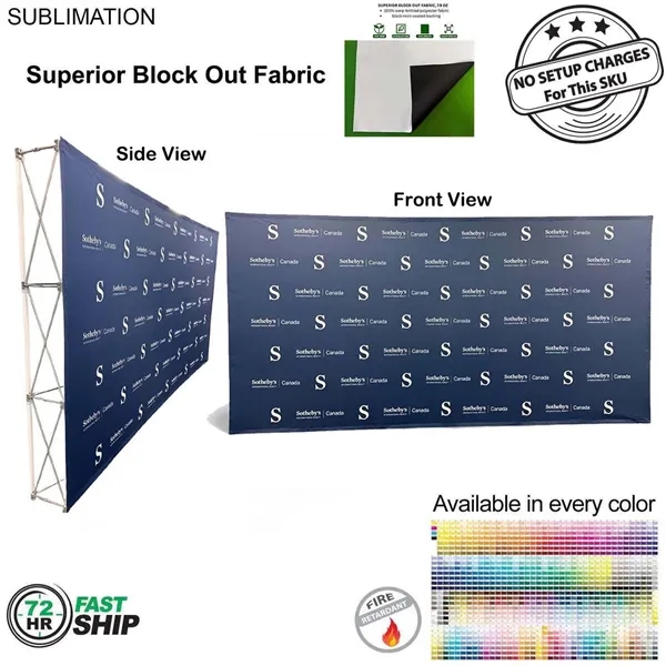 72Hr Fast Ship - 15' straight wall full height tension fabric... from ASI 53509 FIEL-Fairdeal Import & Export
