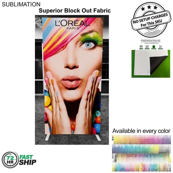 72Hr Fast Ship - Frontlit SEG Fabric Banner Stand, 40" x... from ASI 53509 FIEL-Fairdeal Import & Export