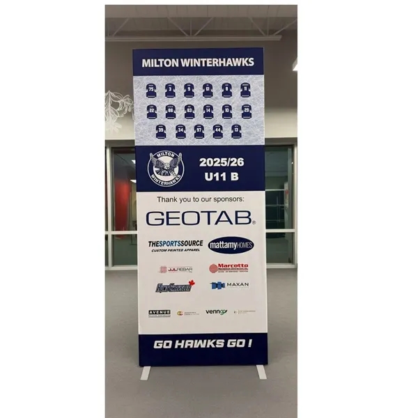 Frontlit SEG Fabric Banner Stand, 40" x 96", superior block out... from ASI 53509 FIEL-Fairdeal Import & Export
