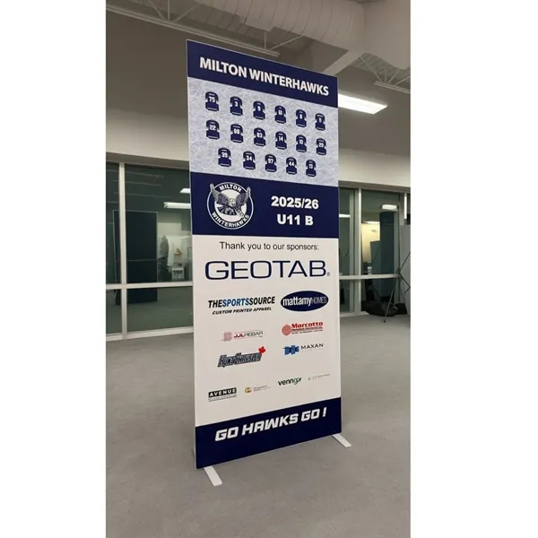 Frontlit SEG Fabric Banner Stand, 40" x 96", superior block out... from ASI 53509 FIEL-Fairdeal Import & Export