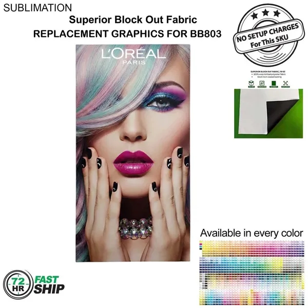 72Hr Fast Ship - Replacement graphics one sided for Frontlit SEG... from ASI 53509 FIEL-Fairdeal Import & Export