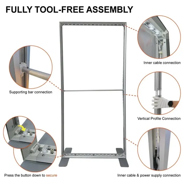 48Hr Quick Ship - Backlit LED light box SEG floor display... from ASI 53509 FIEL-Fairdeal Import & Export