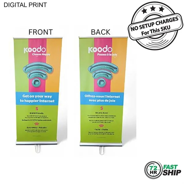 72 Hr Fast Ship - premium retractable pull up banner double... from ASI 53509 FIEL-Fairdeal Import & Export