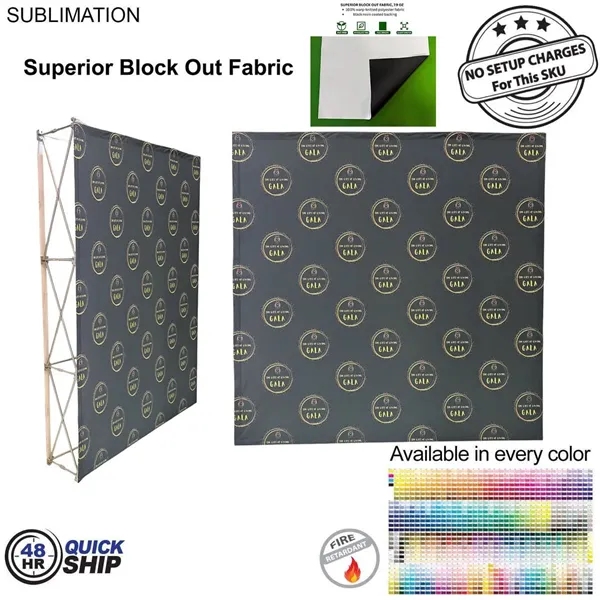 48 Hr Quick Ship - 7.5' straight wall tension fabric pop-up... from ASI 53509 FIEL-Fairdeal Import & Export