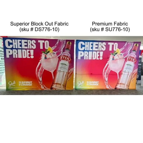 48 Hr Quick Ship - 10' straight wall tension fabric pop-up... from ASI 53509 FIEL-Fairdeal Import & Export