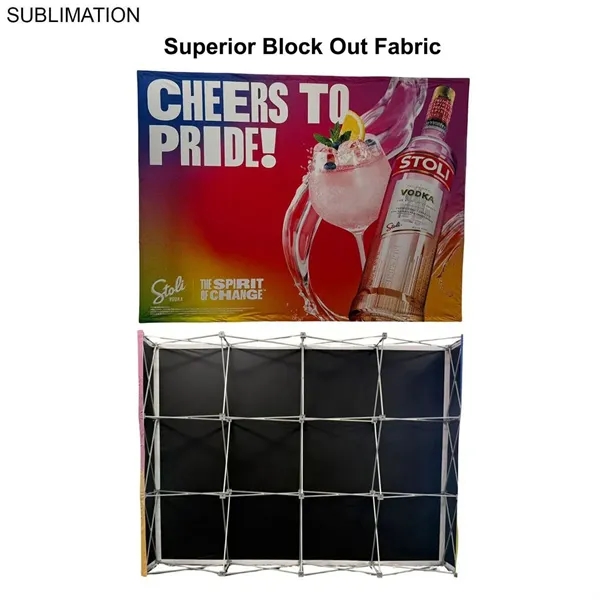 48 Hr Quick Ship - 10' straight wall tension fabric pop-up... from ASI 53509 FIEL-Fairdeal Import & Export